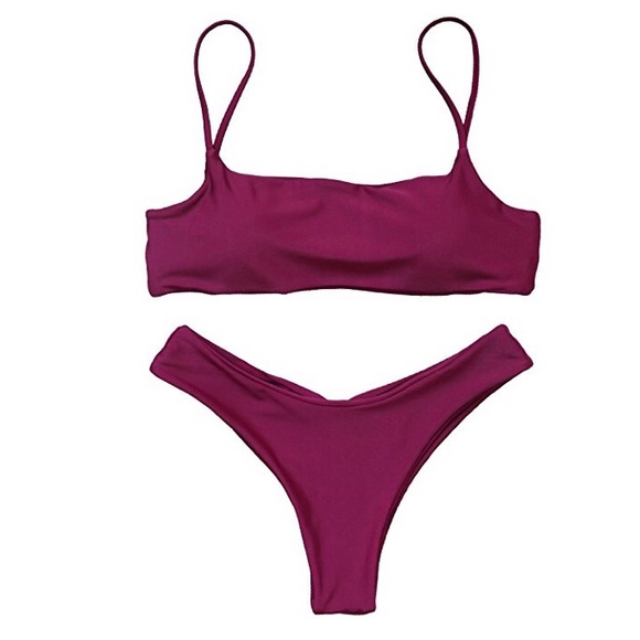 Other - Maroon bikini cheeky bottoms